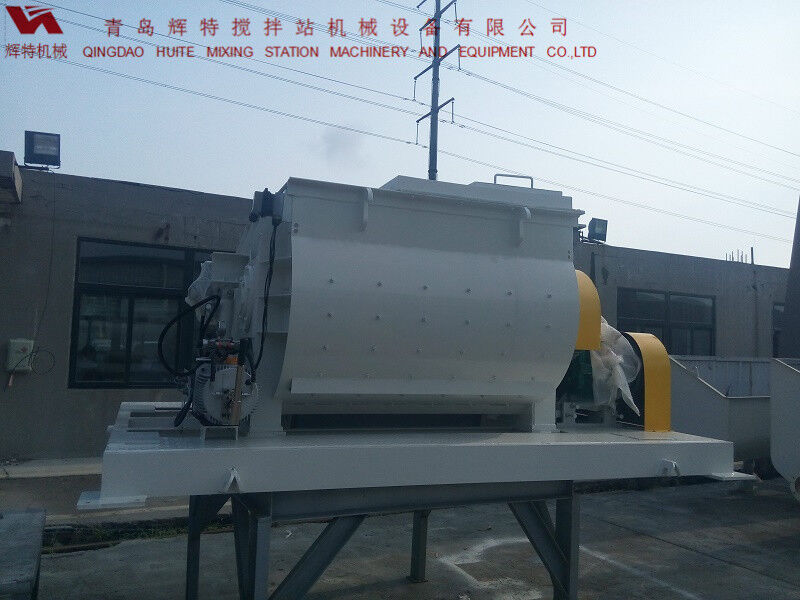 JS750攪拌臂采用偏心式設(shè)計(jì)，延長(zhǎng)使用壽命，青島輝特機(jī)械