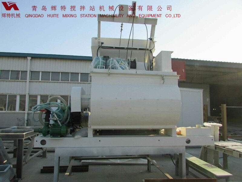 JS750攪拌臂采用偏心式設(shè)計(jì)，延長(zhǎng)使用壽命，青島輝特機(jī)械