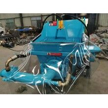 GYP-90Ⅱ液壓泵送濕噴機相比第一代泵送壓力高，輸送距離遠